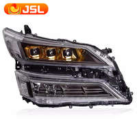 Pour Toyota VELLFIRE phares LED de haute qualité 2015-20222019 2020 mise à niveau nouveau clignotant dynamique de phare en or à trois yeux