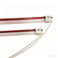 Lampe chauffante en verre de quartz 220V 2000W 600mm, chauffage infrarouge pour machine de soufflage et machine de séchage de peinture automobile