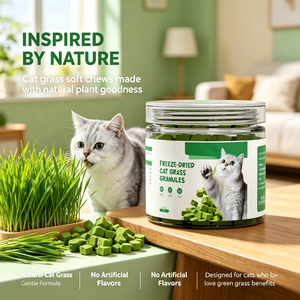 Gránulos sin cereales para gatos sensibles, gránulos <span class=keywords><strong>de</strong></span> hierba para gatos, compra al por mayor con MOQ bajo - Product Image 3
