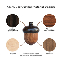 Boîte à bijoux personnalisée en bois de noyer et bois de palissandre pour bagues et boucles d'oreilles, gravée au laser sur mesure, coffret cadeau écologique, vente en gros