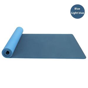 Tapis de yoga TPE, tapis de sport, tapis de yoga antidérapant 6 mm, logo personnalisé, impression UV, respectueux de l'environnement, double couche, tapis de yoga TPE - Product Image 6