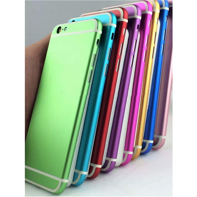 Whosale Colorful Back Cover Housing for iPhone 6 Case,Phone Case for iPhone 7 6 6s 8 X Plus Cover for iPhone 6s Housing Like 8