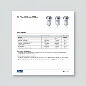 Filtro de aire SMC Pneumatics - Product Image 1
