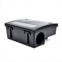 Station d'appât de rat de boîte de piège à souris en PP recyclé à semi-conducteurs avec accessoire clé