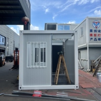 Maisons conteneurs modulaires préfabriquées portables et démontables de 10 pieds à bas prix pour habitation