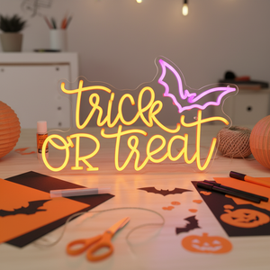 Insegna Luminosa a LED Neon per Halloween, Impermeabile, Decorazione Horror per Festività, Esclusiva per l'Esportazione Transfrontaliera per Commercianti - Product Image 1
