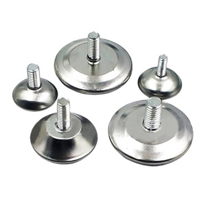 Yawitt Adjustable Desk Feet Metal Base With <b>Rubber</b> Pad For Office Furniture Height Adjustment - Product Image 4