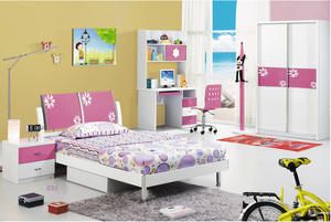 <span class=keywords><strong>Lit</strong></span> de <span class=keywords><strong>fille</strong></span> moderne <span class=keywords><strong>pas</strong></span> <span class=keywords><strong>cher</strong></span> MDF meubles de chambre à coucher pour enfants - Product Image 5