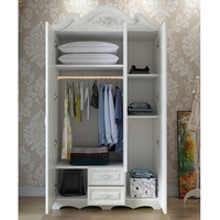 Armoire de chambre à coucher de haute qualité à 4 portes, en plastique et MDF, personnalisable, avec tiroirs, design moderne