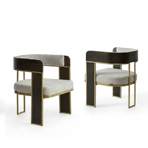 Modern Leather Upholstered <b>Foam</b> Accent Chair with Solid Wood and Metal Frame Lounge Armchair for Hotel Restaurant Living Room - Product Image 1
