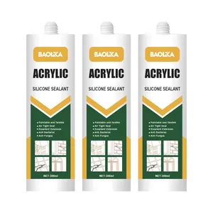 BAOLIJIA séchage rapide extérieur Silicone calfeutrage haute solides mastic acrylique finition mate scellant pour peinture acrylique