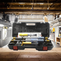Kit d'installation de serrure de porte à 6 lames de coupe ouvreur de trou mortaiseuse pour portes en bois outils de menuiserie avec support OEM personnalisé
