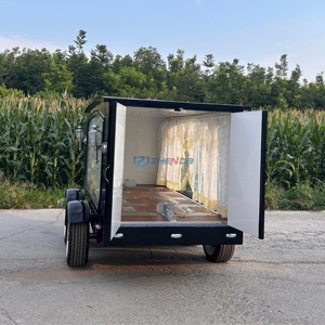 Latest Design Horse Drawn Funeral Hearse Coffin Buggy Motorcycle Funeral Cart Funeral Service Wagon - Product Image 4
