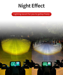 <span class=keywords><strong>Feux</strong></span> de route <span class=keywords><strong>LED</strong></span> pour <span class=keywords><strong>moto</strong></span>, phares antibrouillard, phares auxiliaires, éclairage supplémentaire pour SUV, VTT - Product Image 5