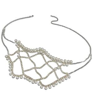 Masques en voile perlé pour femmes, cadeaux en maille, chaînes de mode, masque facial, masque de bal masqué, costume de fête, accessoires de visage <span class=keywords><strong>sexy</strong></span>, bijoux - Product Image 5