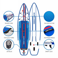 Pagaie gonflable de surf de sport aquatique en plein air Sup Board Stand Up Paddleboard pour adultes