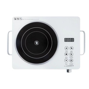Placa de Inducción Cerámica de 2000W en Oferta, Cocina Eléctrica con Tecnología Infrarroja, Superficie de Vidrio, Perillas de Aluminio, Uso en Cocina - Product Image 5