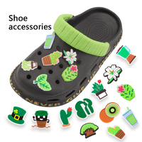 Charmes de chaussures Accessoires Convient aux mauvaises herbes Cadeaux de Noël Fête d'anniversaire Favors Pins Décorations chaussure fleur charme