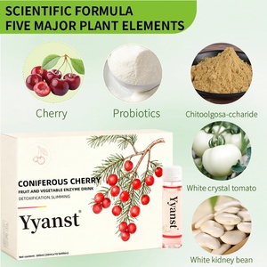 OEM/ODM Bebida Líquida Oral Enzimática de Frutas y Vegetales de Açaí y Cereza para Adelgazar, Regulación Intestinal, Apoyo para la Pérdida de Peso y Control de Peso - Product Image 2