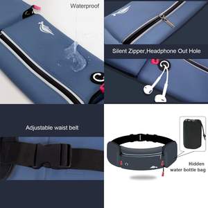 Free Sample Running Fanny Pack with Water Bottle Holder - Adjustable Running <b>Belt</b> With Water Bottle - Product Image 6