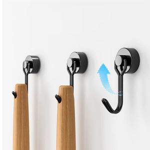 Crochet magnétique en néodyme robuste, 50 lb, crochet magnétique pivotant noir pour suspendre des <span class=keywords><strong>objets</strong></span> lourds - Product Image 5