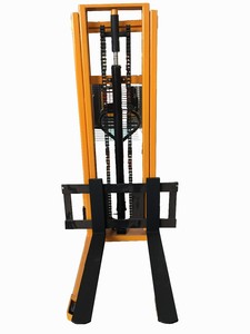 Cargo Forklift Manual Stacker Fork Lift <span class=keywords><strong>Truck</strong></span> <span class=keywords><strong>Hand</strong></span> Fork Lift - Product Image 4