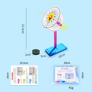 Modelo de Reloj Solar de Plástico para Producción Tecnológica a Pequeña Escala, Medición de Altura Solar, Set de Ayudas Didácticas de <span class=keywords><strong>Ciencia</strong></span> para Niños - Product Image 4