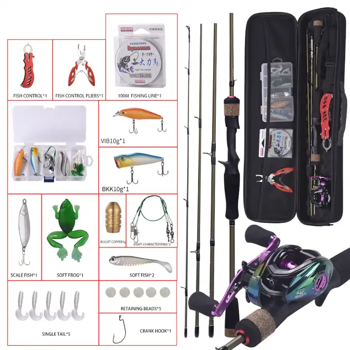 lizard fishing rods and reels combo