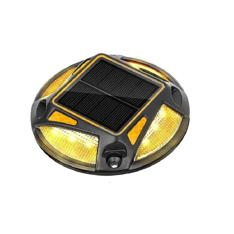 Super Impermeável Rodada Solar Road Stud Piscando Refletor Marcador Deck Led Solar Road Lights Outdoor For Pavement Step Driveway