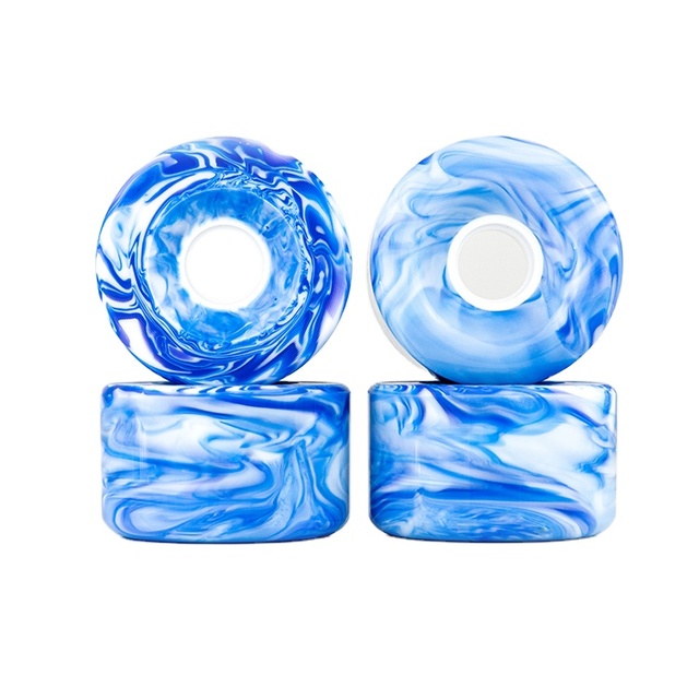Woodsen WDS0029 High Quality 50-59 mm Polyurethane Double Rocker Skateboard Wheels 55D Hardness 15.5-24mm Skateboard Parts