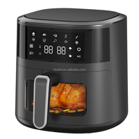 Aifa Electric Tanpa Minyak 4L 6L 8L Kapasitas Keranjang Penggorengan Udara Peralatan Dapur Penggorengan Udara Panas dengan Timer