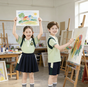 Achat en gros de costumes de cérémonie unisexes en coton pour enfants, uniformes pour écoles primaires et maternelles - Product Image 4