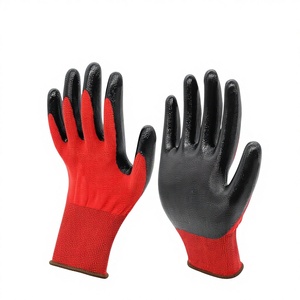 批发13克红色廉价手套家用工业用乳胶光滑舒适透气防滑防割弹力手套 - Product Image 6