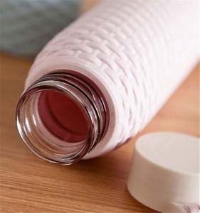 Bouteille d'eau biodégradable <span class=keywords><strong>verte</strong></span> en fibre de paille de blé vente en gros - Product Image 2