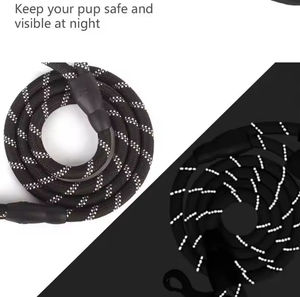 Correa de Nailon para Perros, Suave y Cómoda, con Mango, Multicolor, Reflectante, para Caminar de Noche con Seguridad - Product Image 4