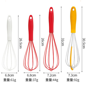 Fouet en acier inoxydable, batteur à œufs, outil de pâtisserie, mélangeur pour gâteaux et pâtisseries, compatible lave-vaisselle - Product Image 5