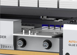 Machine à relier et à plier automatique FRONT H10F avec alimentation par couvercle, format A4, 60 mm, 4 lignes d'indentation, 400-500 livres/heure - Product Image 3