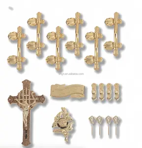 Prix de gros Plastique Coin Cercueil Poignée <span class=keywords><strong>Funéraire</strong></span> Fabrication Ornements Modèle 9 # - Product Image 6