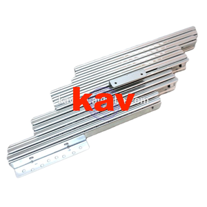 Guida guida invisibile scorrevole a più sezioni con guida a scorrimento telescopica per tavolo da pranzo telescopico con guida scorrevole - Product Image 2