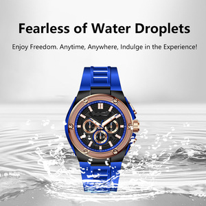 Montres de luxe lumineuses 10ATM élégantes et résistantes à l'eau Montres économiques Fashion <span class=keywords><strong>Chrono</strong></span> Japan VD53 Montres analogiques à quartz - Product Image 3