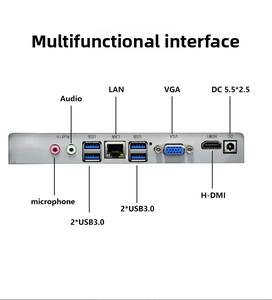 PC All-in-One con fotocamera HD 1080P, Intel Core i7, <span class=keywords><strong>computer</strong></span> desktop aziendale, SSD, workstation per videoconferenze, lezioni online e scuola a distanza. - Product Image 3