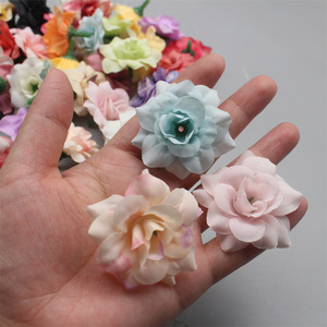 Cabezas de Rosas Artificiales Puntiagudas, Rosas Falsas de Seda para Manualidades, Cajas de Regalo, Decoración de Paredes de Flores y Coronas - Product Image 6