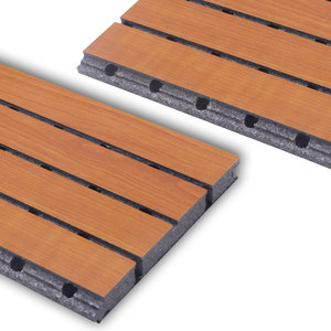 Hot bán Dễ dàng cài đặt rãnh <span class=keywords><strong>MgO</strong></span> <span class=keywords><strong>Board</strong></span> Veneer hiện đại bền âm thanh tấm thiết kế cách âm cho nội thất sử dụng - Product Image 5
