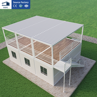 Maison conteneur modulaire mobile pliable de haute qualité, prête à l'emploi, pour bureau, hôtel, dortoir, étanche