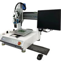 Haute précision 3 axes CNC colle visuelle Machine de distribution servomoteur vis bureau UV résine époxy caméra adhésive automatique