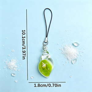 Llavero de vida marina fluorescente al por mayor, sin níquel, de aleación de zinc, con diseño de criaturas marinas, a la moda, color personalizado - Product Image 5
