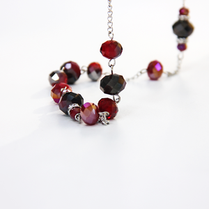 V & <span class=keywords><strong>R</strong></span> de joyería de las mujeres idiota múltiples facetas con cuentas suéter largo collar de diamantes de imitación de cristal - Product Image 3