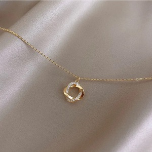 Paslanmaz çelik geometrik LIink zincir kolye kolye moda korkak 18k altın kaplama kolye kadınlar için - Product Image 4