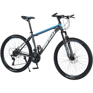 Vélo de montagne MINGU 26 pouces avec freins à disque doubles, suspension avant, 21 vitesses, <span class=keywords><strong>cadre</strong></span> en acier haute teneur en carbone pour hommes <span class=keywords><strong>et</strong></span> femmes - Product Image 5