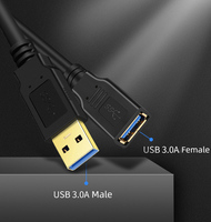 Câble d'extension USB 3.0 de 8m/10m/12m, amplificateur 5Gbps, veste en nylon, alimentation DC 5V pour imprimante, caméra CCTV, projecteur, clavier et souris